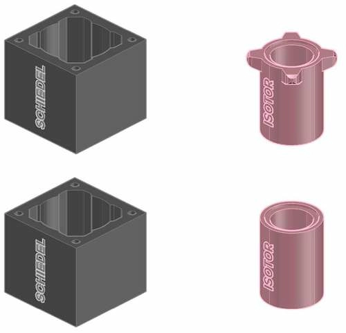 ISOTOR Комплект подключения диаметром 150мм для дымохода Ø16см (h=0,63м), Schiedel