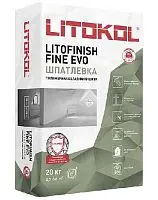 Финишная шпаклевка LITOFINISH FINE EVO, мешок, 20 кг, LITOKOL