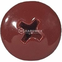 Усиленный саморез с прессшайбой со сверлом 4.2x16 мм RAL 3009 красная окись, 1000 шт, Hardwex