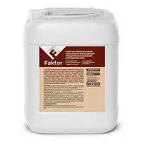 Состав FAKTOR пропиточный защитный биоцидный трудновымываемый для древесины, канистра 5 кг