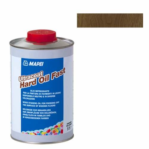 Масло для окрашивания и отделки деревянных полов ULTRACOAT HARD OIL FAST NOCE MANSONIA, орех, 1 л