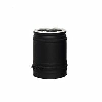 Элемент трубы 250 мм, Permeter, 25 мм, D350, черный, Schiedel