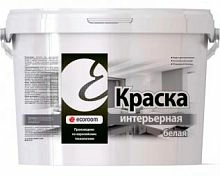 Краска интерьерная, акриловая, влагостойкая белая, 45 кг ведро – ТСК Дипломат