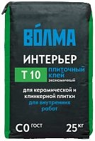 Смесь сухая цементная клеевая "ВОЛМА-Интерьер", 25 кг – ТСК Дипломат