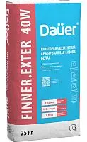 Шпатлевка цементная армированная базовая белая FINNER® EXTER 40 W, мешок 25 кг