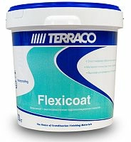 Готовое акриловое гидроизоляционное покрытие TERRACO FLEXICOAT, 20 кг ведро – ТСК Дипломат