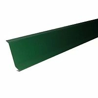 Планка примыкания пластизол RAL 6007 зеленая, 2 м, упаковка 10 шт., Технониколь