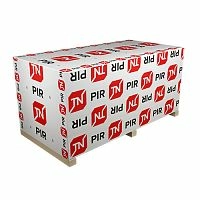 Утеплитель/Теплоизоляция LOGICPIR Prof Ф/Ф Г1 2385х1185х55, L-кромка, Технониколь, PIR-плиты с обкладкой из фольги