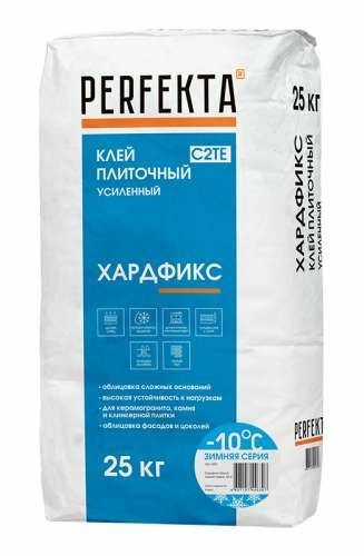 Клей плиточный усиленный Хардфикс C2 ТЕ зимняя серия, 25 кг