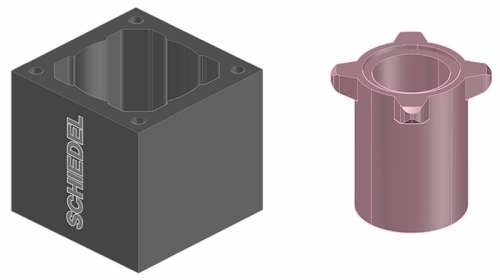 ISOTOR Комплект дымохода с диффузорами 0,33м Ø16см, Schiedel