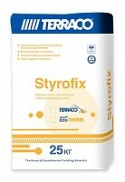 Клей для приклейки утеплителей Terraco STYROFIX ECOTHERM 25 кг мешок – ТСК Дипломат