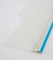 Профиль-капельник ПВХ с стеклосеткой 125х125 мм, 2,5 м, 40 шт., Baumit