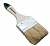Кисть плоская с натуральной щетиной и деревянной ручкой 2,5", серия ЕВРО