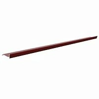 Планка примыкания пластизол RAL 3004 красная, 2 м, упаковка 10 шт., Технониколь