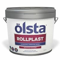 Универсальное силиконовое декоративное покрытие OLSTA ROLLPLAST, эффект ШУБА, 10 л – ТСК Дипломат