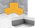 Sika® Sealing Tape S Inside Corner, 25 шт, Внутренний угловой гидроизоляционный элемент