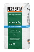 Штукатурка гипсовая влагостойкая Аквасайд, мешок 30 кг, Perfekta