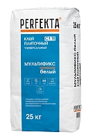 Клей плиточный универсальный Мультификс Белый C1 TE, Perfekta, 25 кг