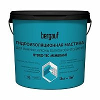 HYDRO-TEC MEMBRANE, 13 кг (11 пог.м), Гидроизоляционная мастика под плиточные облицовки, Bergauf – ТСК Дипломат