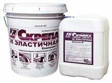 Скрепа 2К (А+В компоненты), эластичная, ведро 30 кг
