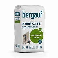 MAXIMUM PLUS, 25 кг, Смесь сухая клеевая, C1 TE, Bergauf