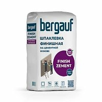 FINISH ZEMENT, 5 кг, Финишная шпаклевка на цементной основе, Bergauf