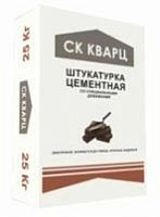 Штукатурка цементная РН, СК Кварц, мешок, 25 кг – ТСК Дипломат