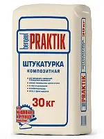 Praktik Штукатурка композитная, 30 кг, Bergauf