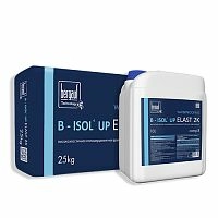 B-Isol Up Elast 2K, 35 кг, Полимерцементная двухкомпонентная гидроизоляция (мешок 25 кг, канистра 10 кг), Bergauf – ТСК Дипломат