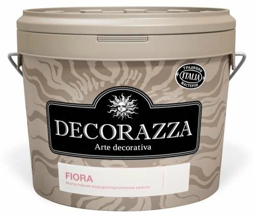 Decorazza Fiora база С / Декоразза Фиора Влагостойкая водно-дисперсионная краска для интерьеров, 2.7 л