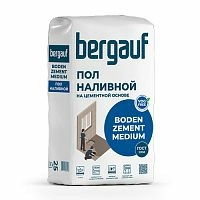 BODEN ZEMENT MEDIUM, 25 кг, Наливной  пол, Bergauf