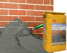 Штукатурка цементная для выравнивания стен под укладку плитки SikaWall®-112 Cement Coat, мешок 25 кг