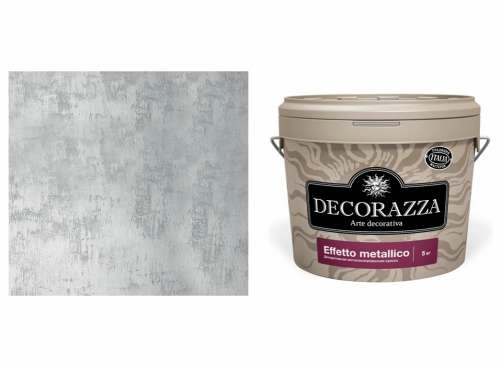 Decorazza Effetto Metallico база Bianco EM-103/ Декоразза Эффетто Металлико краска декоративная металлизированная, 300 мл