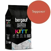 KITT, 5 кг, Затирка для плиточных швов, цвет Терракот, Bergauf – ТСК Дипломат