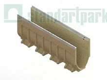 Лоток водоотводный полимербетонный CompoMax Drive ЛВ-V.20.26.31–П-З-У11 75076V/11, класс С250, Стандартпарк