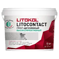 Адгезионная грунтовка LITOCONTACT, LITOKOL, ведро, 5 кг