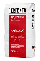 PERFEKTA Лайтслой МН легкий армированный наливной пол, мешок, 20 кг