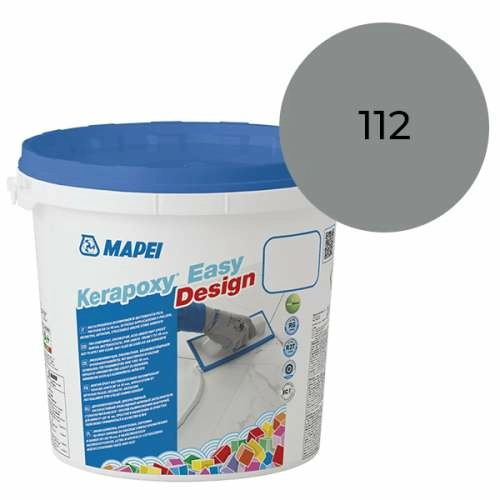 Шовный заполнитель (затирка) KERAPOXY EASY DESIGN №112, серый, Mapei, 2 кг – ТСК Дипломат