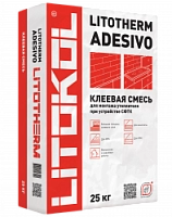Клеевая смесь для фасадного утеплителя LITOTHERM ADESIVO, LITOKOL, мешок, 25 кг