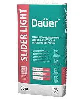 Штукатурка цементно-известковая легкая DAUER SLIDER FASAD Light, 30 кг