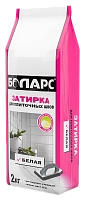 Затирка для плиточных швов белая БОЛАРС, 2 кг, мешок – ТСК Дипломат