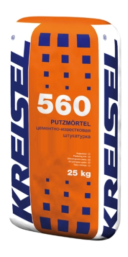 PUTZMÖRTEL 560, Цементно-известковая штукатурка, мешок, 25 кг, KREISEL