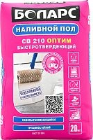 Самовыравнивающийся пол БОЛАРС СВ-210 Оптим, 20 кг, мешок – ТСК Дипломат