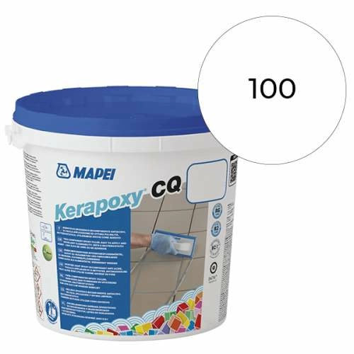 Шовный заполнитель (затирка) KERAPOXY CQ №100, белый, Mapei, 2 кг – ТСК Дипломат