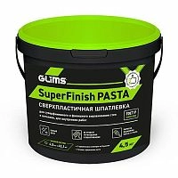 GLIMS SuperFinish PASTA шпатлевка полимерная суперфинишная сверхпластичная - 4,5 кг, ведро – ТСК Дипломат