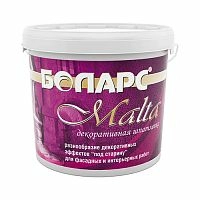 Декоративная акриловая шпатлевка MALTA 100-200, 25 кг, Боларс