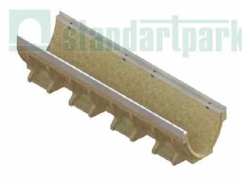 Лоток водоотводный полимербетонный CompoMax Drive ЛВ-V–20.26.31.50–П-К09 75071.05V/09-09, класс Е600, Стандартпарк