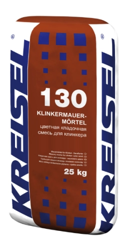 KLINKER-MAUERMÖRTEL 130, Цветная кладочная смесь для кирпича с низким водопоглощением, цвет Кристально-Белый №1, KREISEL