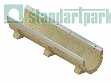 Лоток водоотводный полимербетонный CompoMax Drive ЛВ–20.26.36–П-3 75676, класс С250, Стандартпарк