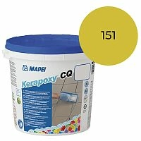 Шовный заполнитель (затирка) KERAPOXY CQ №151, горчичный, Mapei, 3 кг – ТСК Дипломат